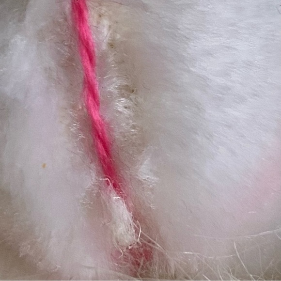 Vintage Walmart Bunny RabbitStuffed Animal Yellow Easter Plush Decoration STIFF - Picture 7 of 15